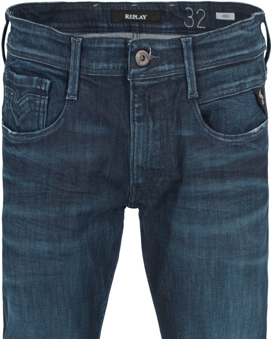 Herre | Jeans | Replay | M914 Anbass Waterzero Jeans Blue