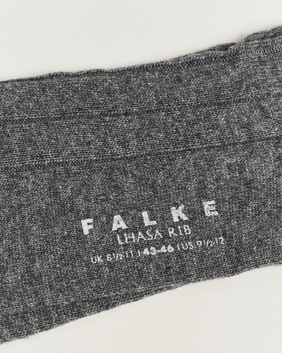 Herre | Almindelige sokker | Falke | Lhasa Cashmere Socks Light Grey