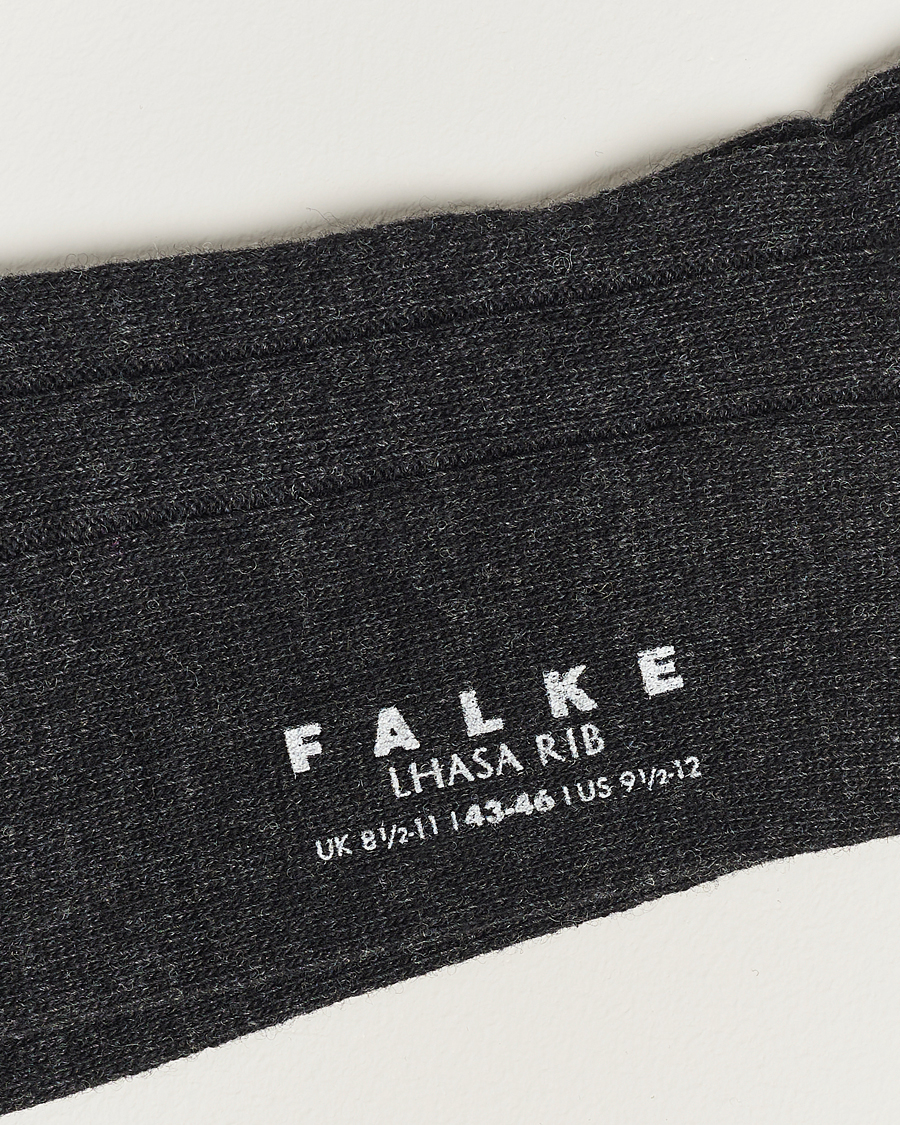 Herre | Undertøj | Falke | Lhasa Cashmere Socks Antracite Grey