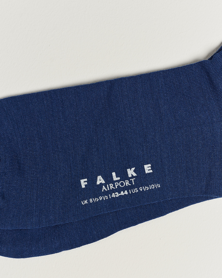 Herre |  | Falke | Airport Socks Indigo Blue