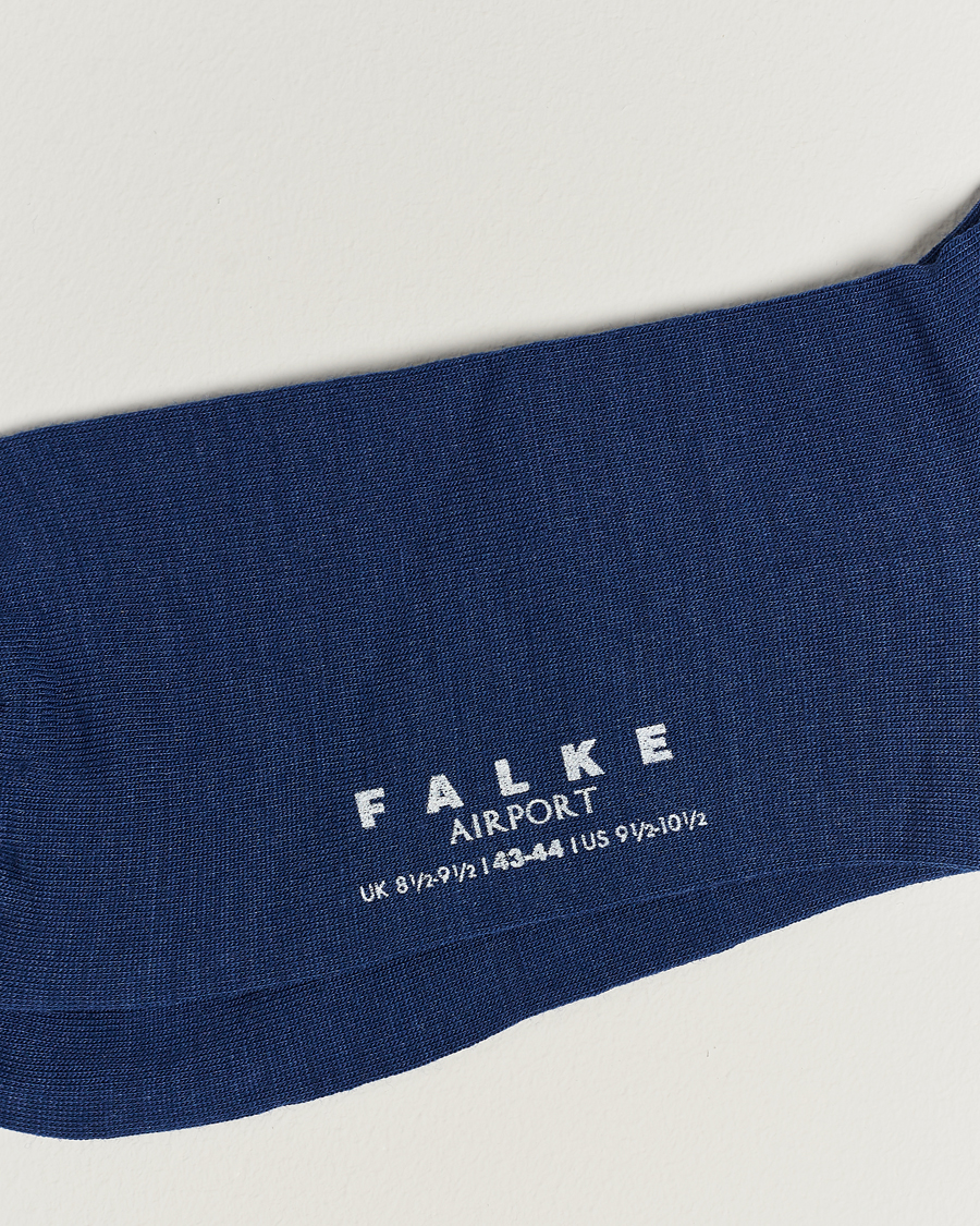 Herre | Almindelige sokker | Falke | Airport Socks Indigo Blue