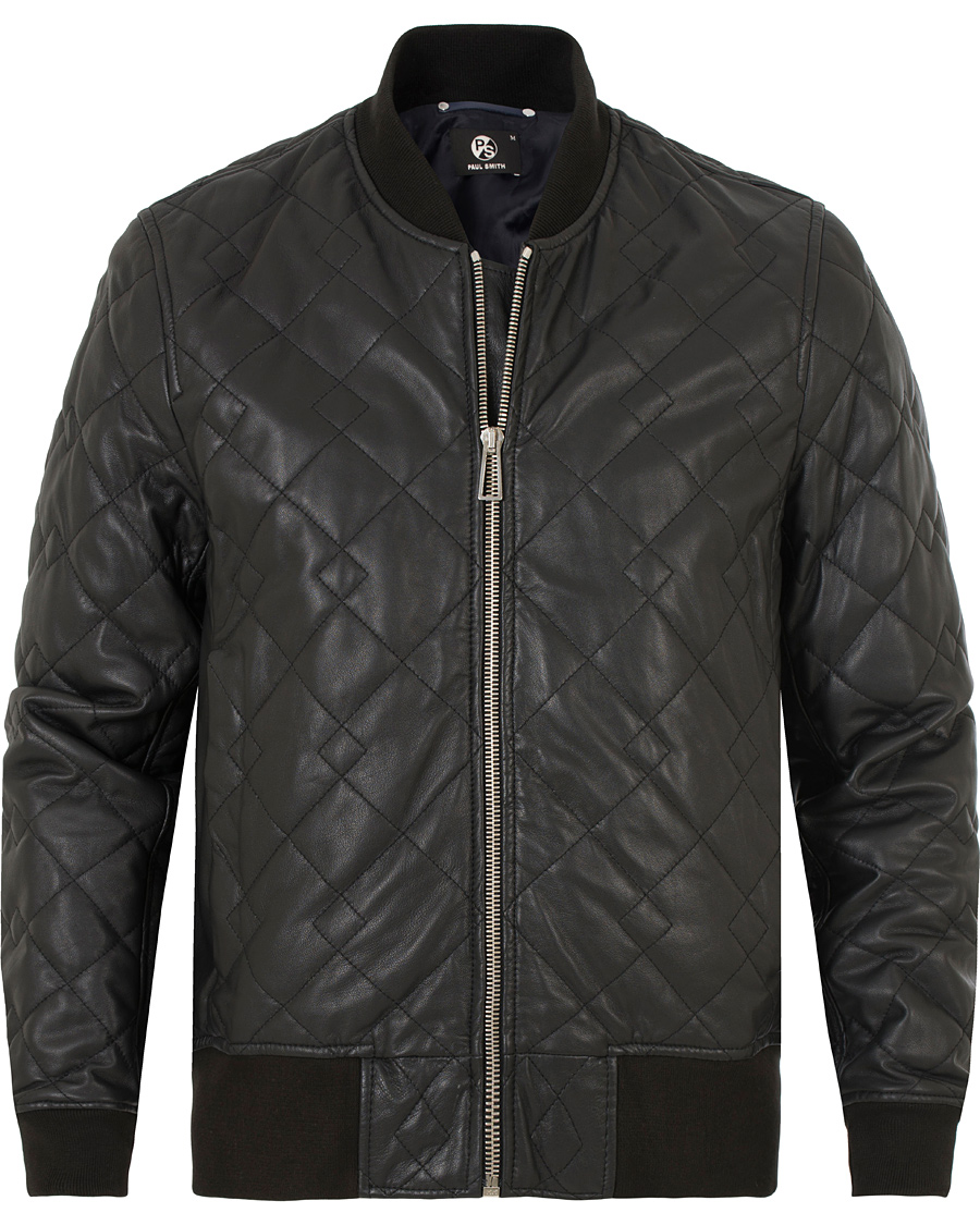 Herre | Jakker | PS Paul Smith | Quilted Leather Jacket Black