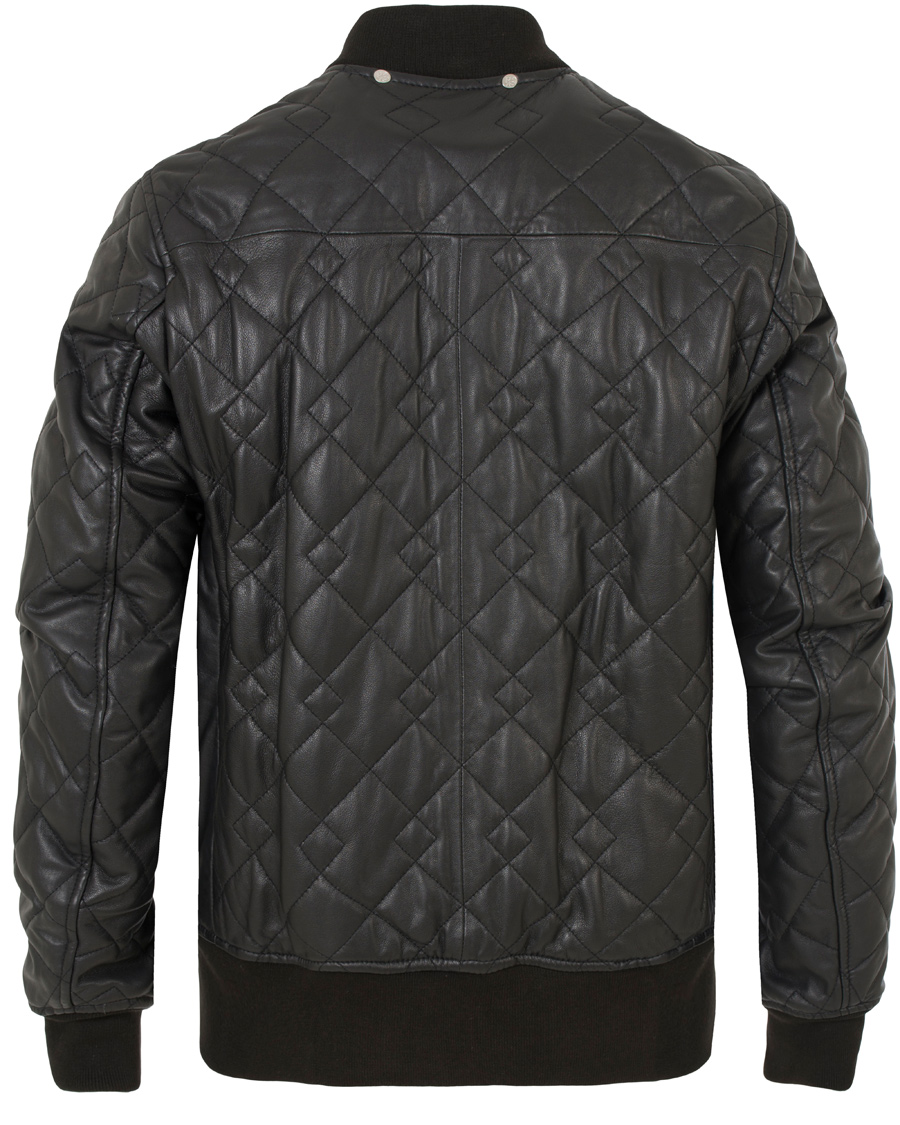 Herre | Jakker | PS Paul Smith | Quilted Leather Jacket Black