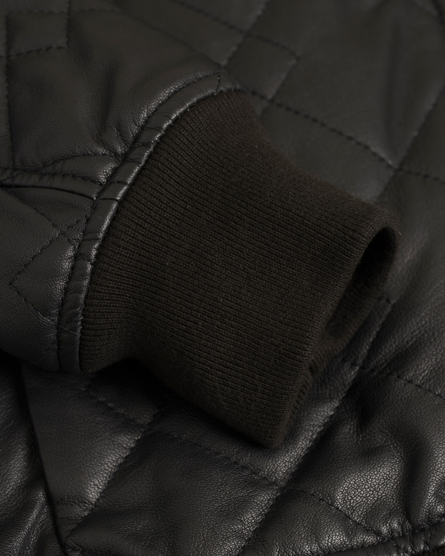 Herre | Jakker | PS Paul Smith | Quilted Leather Jacket Black