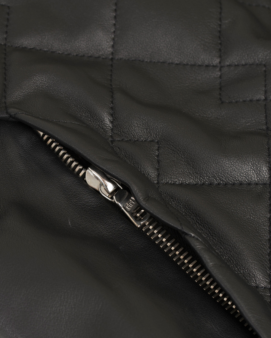 Herre | Jakker | PS Paul Smith | Quilted Leather Jacket Black