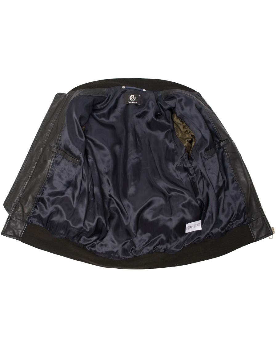 Herre | Jakker | PS Paul Smith | Quilted Leather Jacket Black