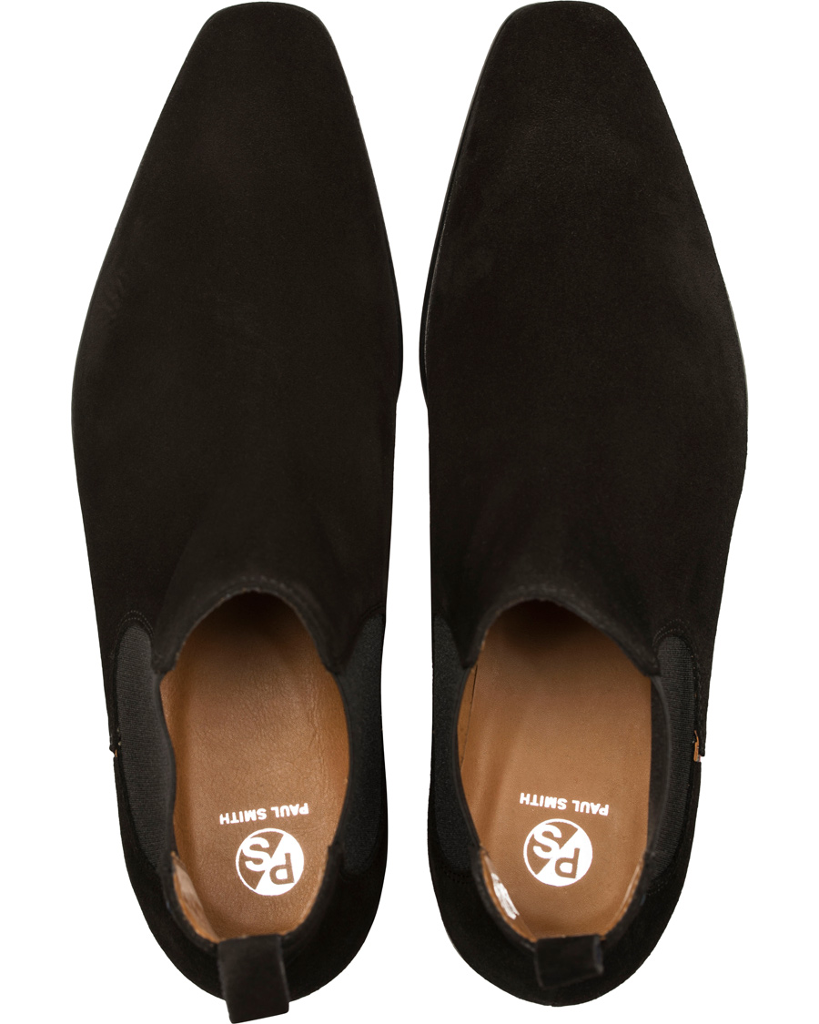 Herre | PS Paul Smith Falconer Chelsea Boot Black Suede | PS Paul Smith | Falconer Chelsea Boot Black Suede
