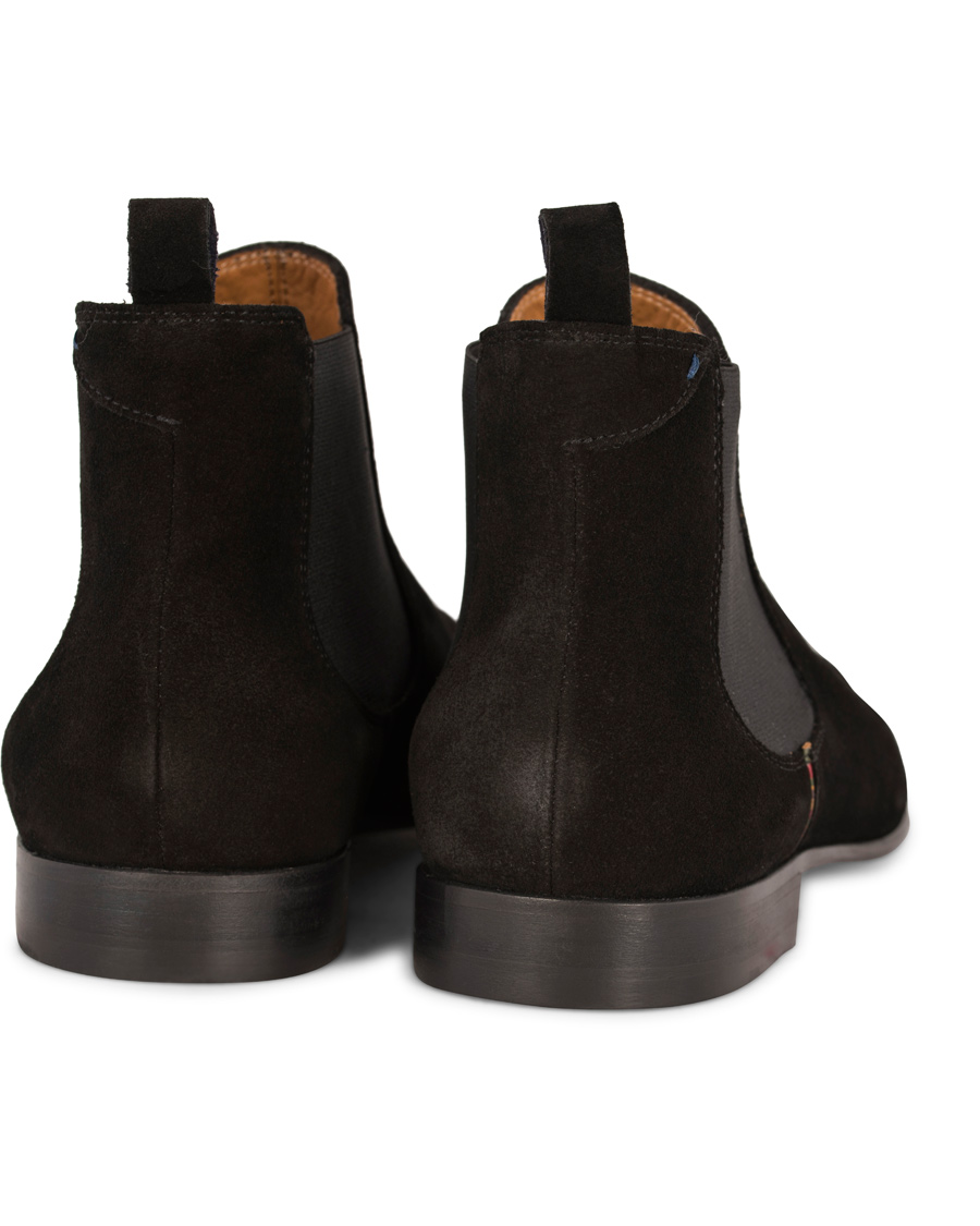Herre | PS Paul Smith Falconer Chelsea Boot Black Suede | PS Paul Smith | Falconer Chelsea Boot Black Suede