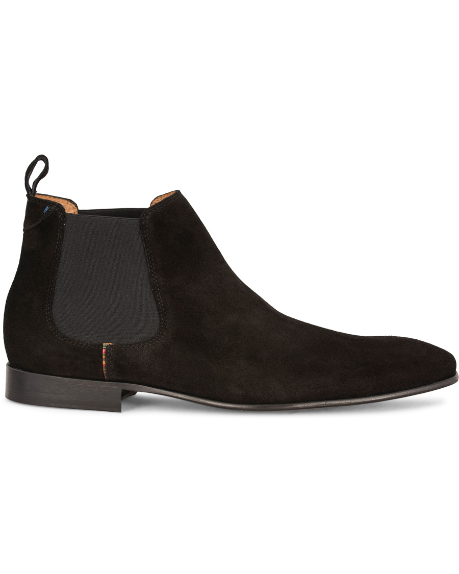 Herre | PS Paul Smith Falconer Chelsea Boot Black Suede | PS Paul Smith | Falconer Chelsea Boot Black Suede