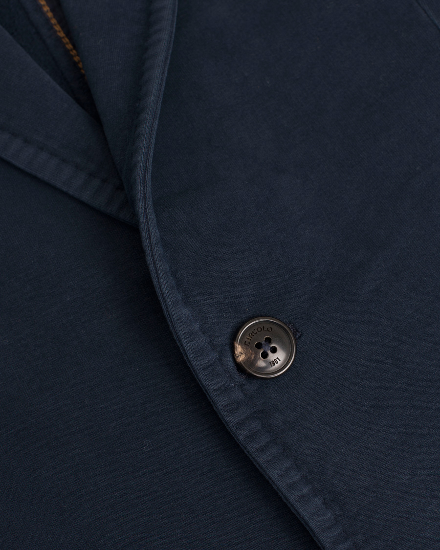 Herre | Blazere & jakker | Circolo 1901 | Jersey Patch Pocket Blazer Blue Navy