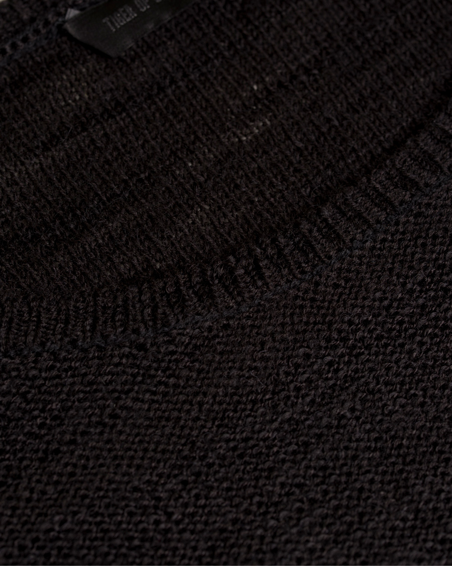Herre | Trøjer | Tiger of Sweden Jeans | Rag Knitted Sweat Black