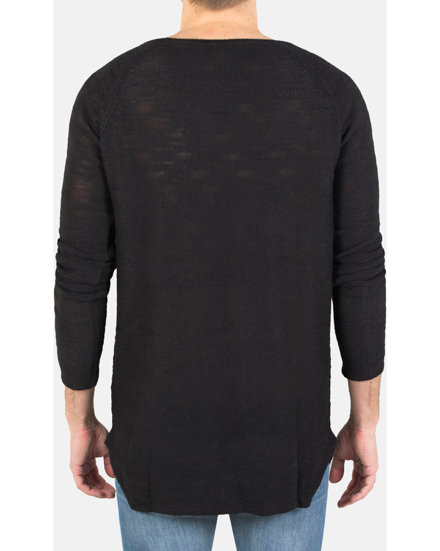Herre | Trøjer | Tiger of Sweden Jeans | Rag Knitted Sweat Black
