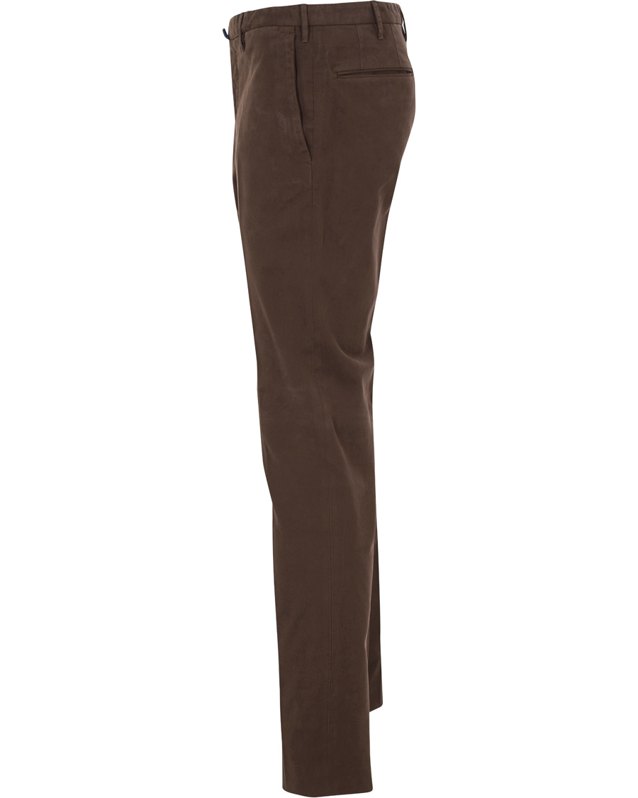 Herre | Bukser | Incotex | Slim Fit Comfort Chino Brown