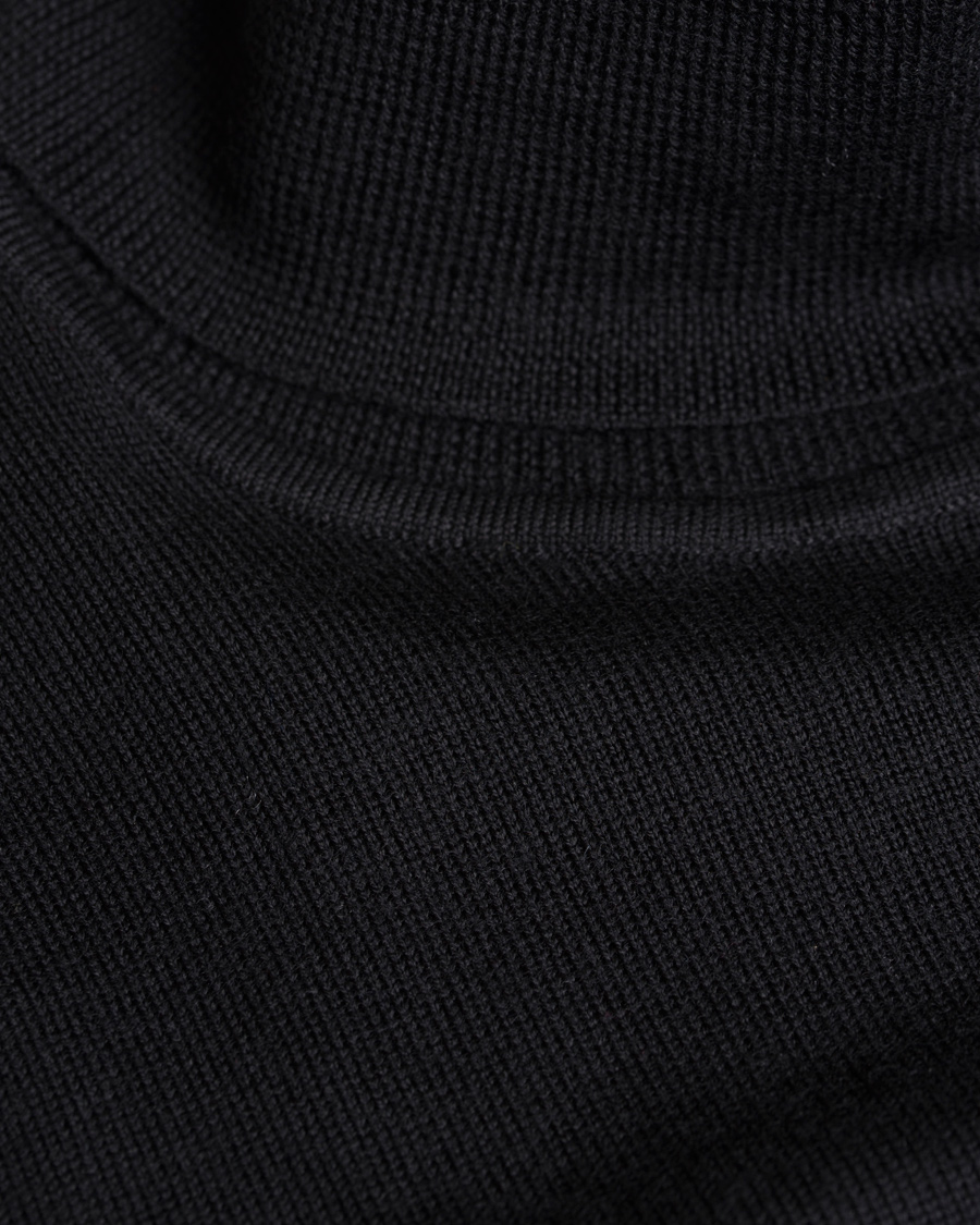 Herre | Trøjer | Fred Perry | Merino Rollneck Sweater Black