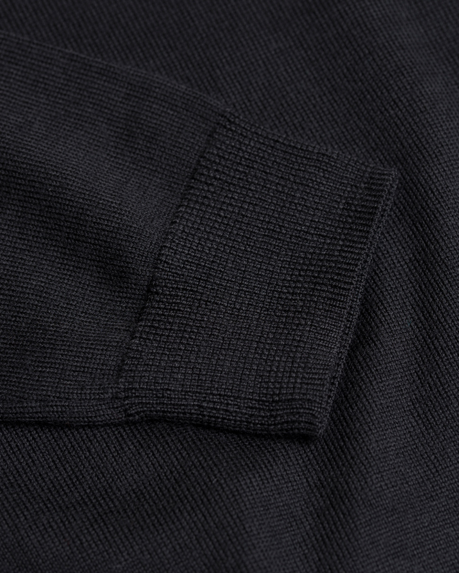 Herre | Trøjer | Fred Perry | Merino Rollneck Sweater Black