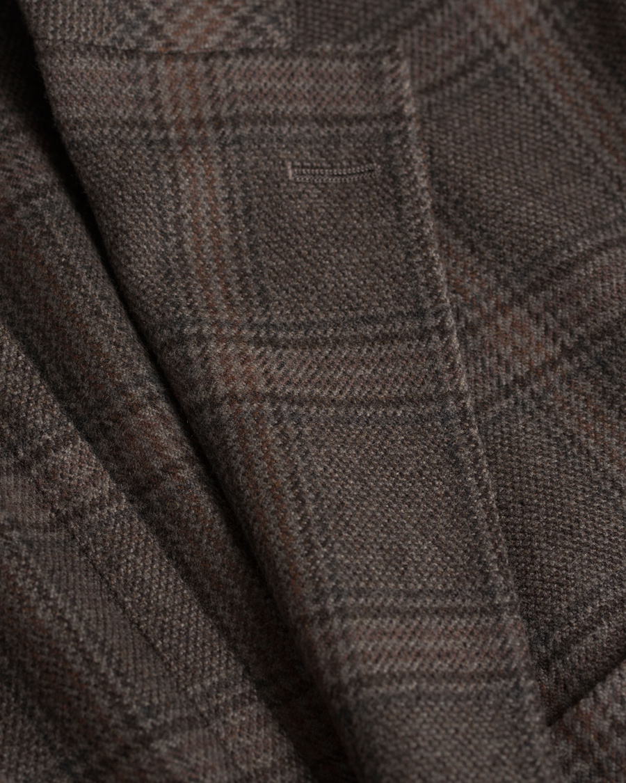 Herre | Blazere & jakker | Boglioli | Prince of Wales Wool K Jacket Blazer Grey