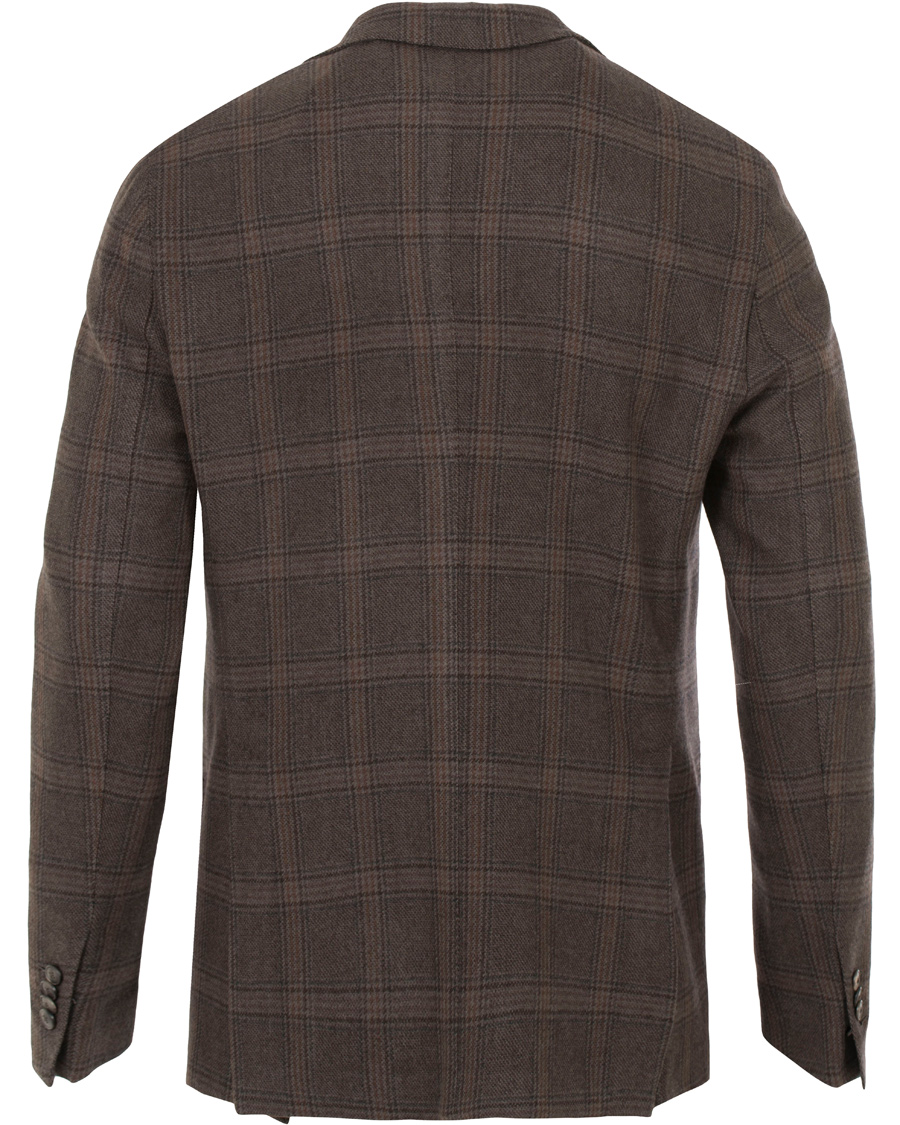 Herre | Blazere & jakker | Boglioli | Prince of Wales Wool K Jacket Blazer Grey