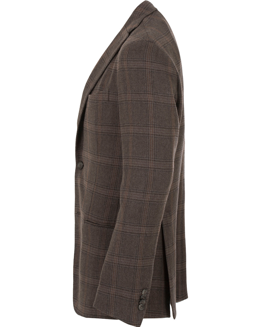Herre | Blazere & jakker | Boglioli | Prince of Wales Wool K Jacket Blazer Grey