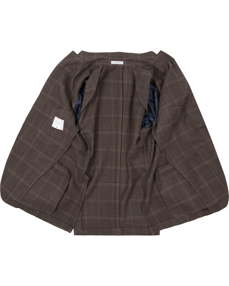 Herre | Blazere & jakker | Boglioli | Prince of Wales Wool K Jacket Blazer Grey