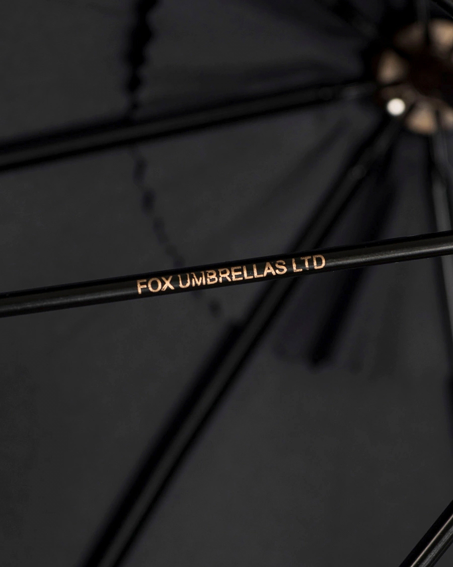 Herre | Paraplyer | Fox Umbrellas | Polished Hardwood Umbrella Black