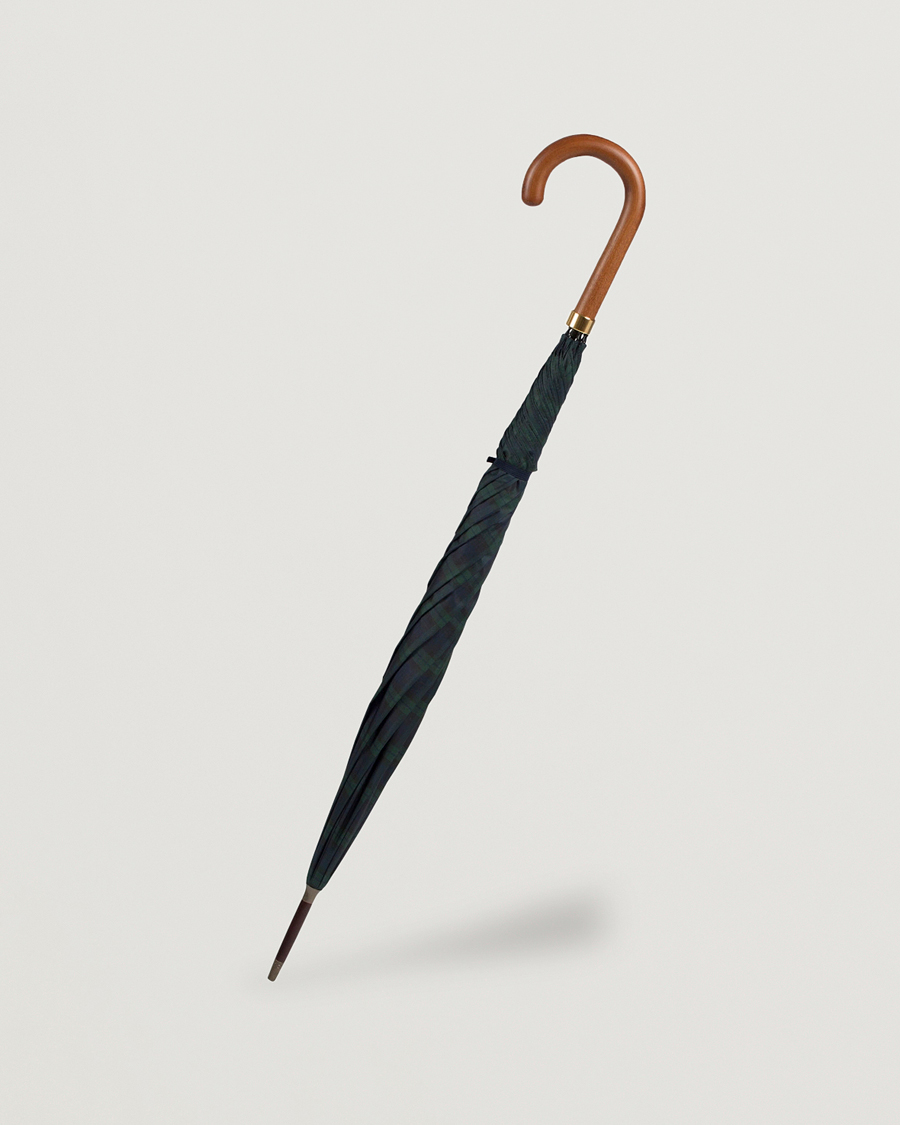 Herre | Paraplyer | Fox Umbrellas | Hardwood Umbrella Blackwatch Tartan