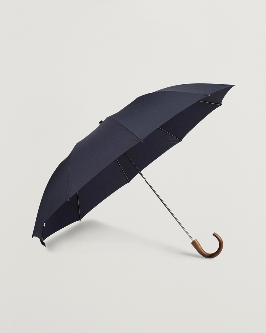 Herre | Paraply | Fox Umbrellas | Telescopic Umbrella Navy