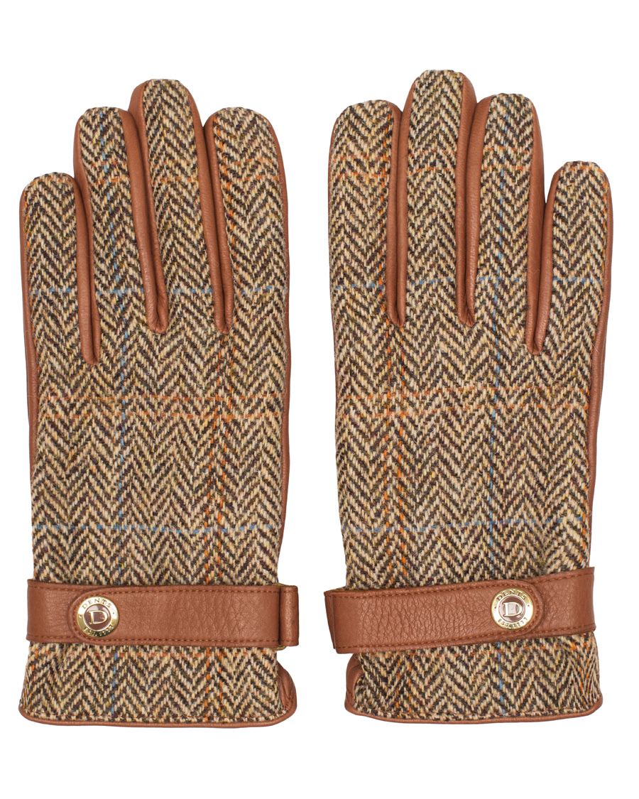 jøde Afspejling kanal Dents The Heritage Collection Harris Tweed Glove Havana/Grouse - CareOfCarl