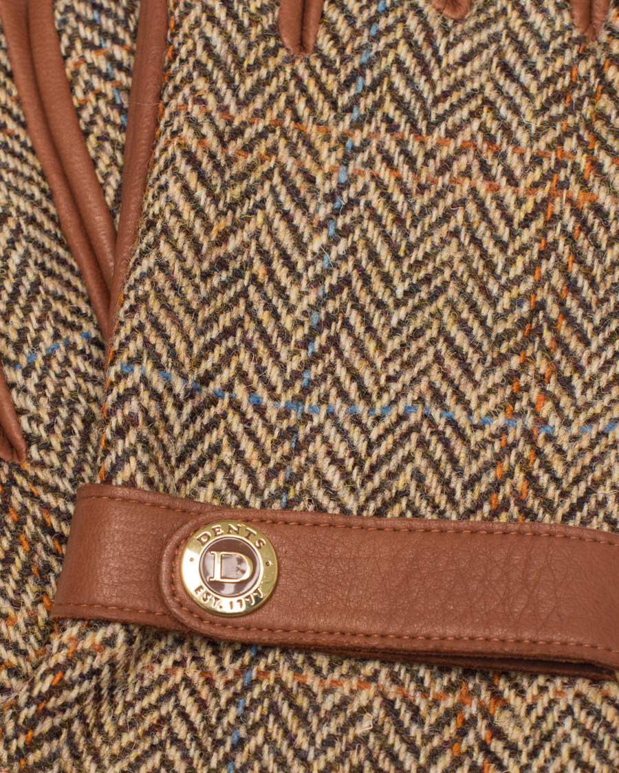 Herre | Dents The Heritage Collection Harris Tweed Glove Havana/Grouse | Dents | The Heritage Collection Harris Tweed Glove Havana/Grouse