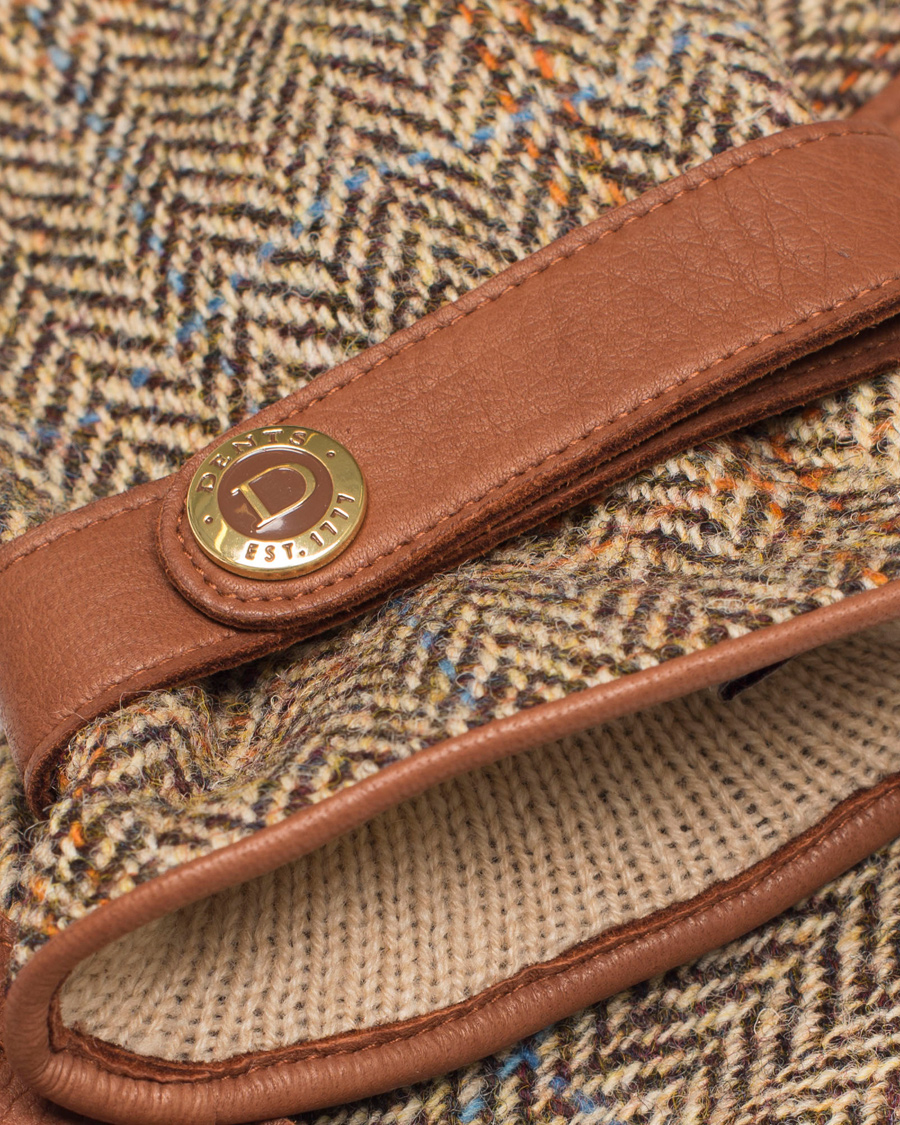 Herre | Dents The Heritage Collection Harris Tweed Glove Havana/Grouse | Dents | The Heritage Collection Harris Tweed Glove Havana/Grouse