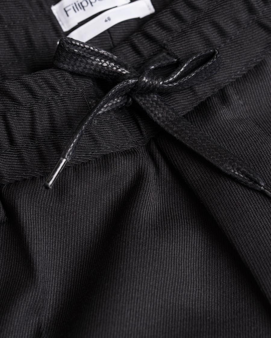 Herre | Bukser | Filippa K | Noah Cropped Slacks Black