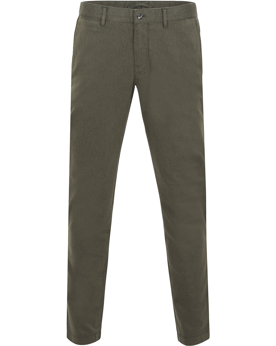 Herre | Bukser | J.Lindeberg | Chaze Flannel Twill Chino Maori Green
