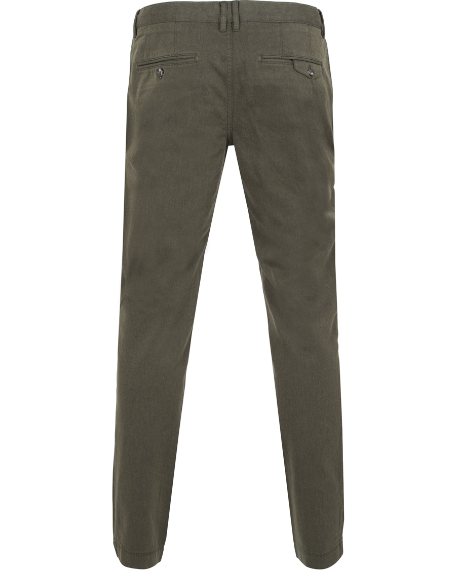 Herre | Bukser | J.Lindeberg | Chaze Flannel Twill Chino Maori Green