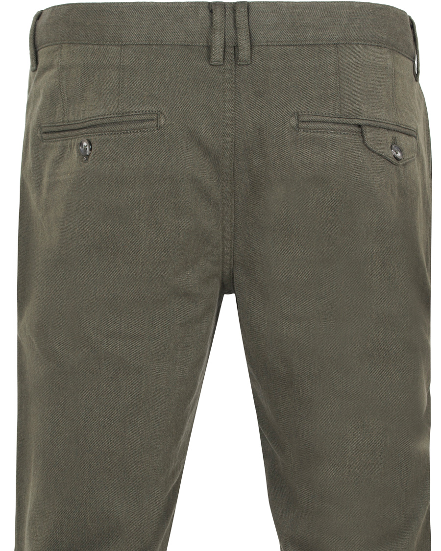 Herre | Bukser | J.Lindeberg | Chaze Flannel Twill Chino Maori Green