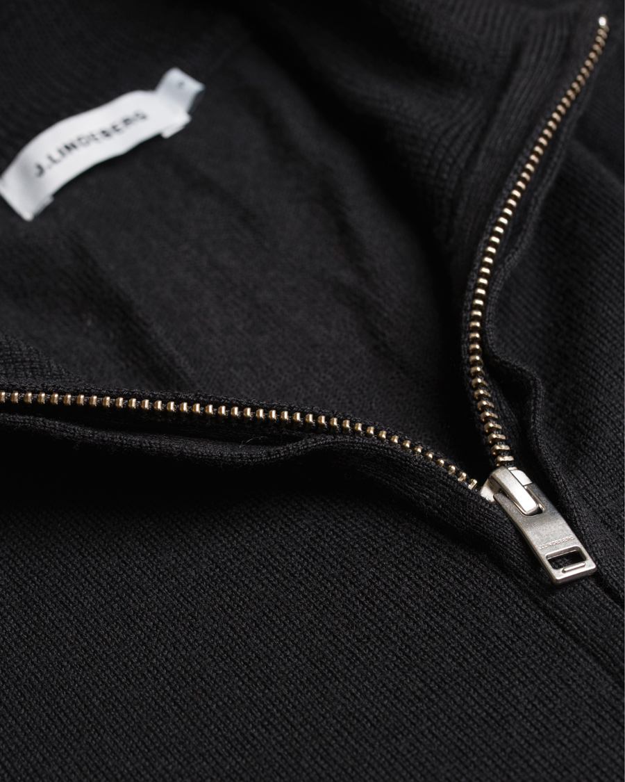 Herre | Trøjer | J.Lindeberg | August True Merino Black