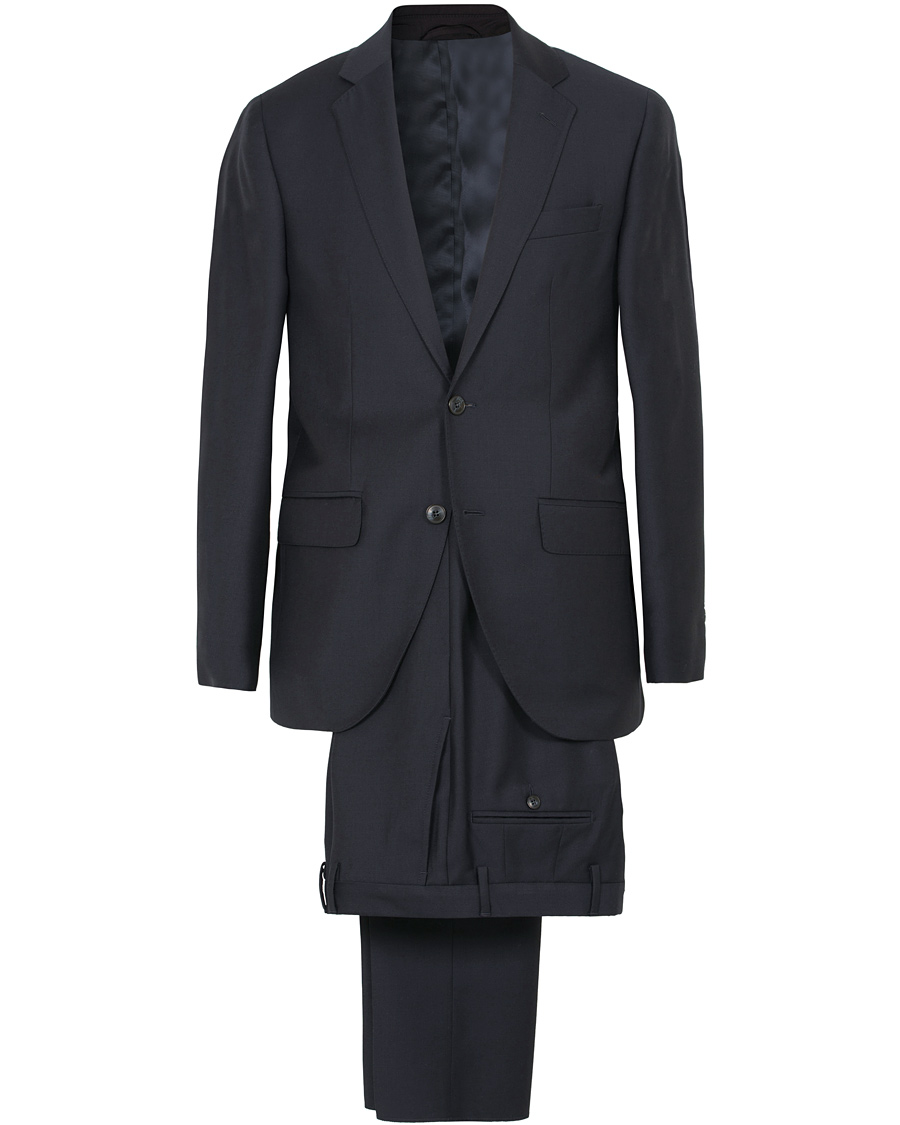 Herre | Jakkesæt | Hackett | Mayfair Wool Suit Midnight