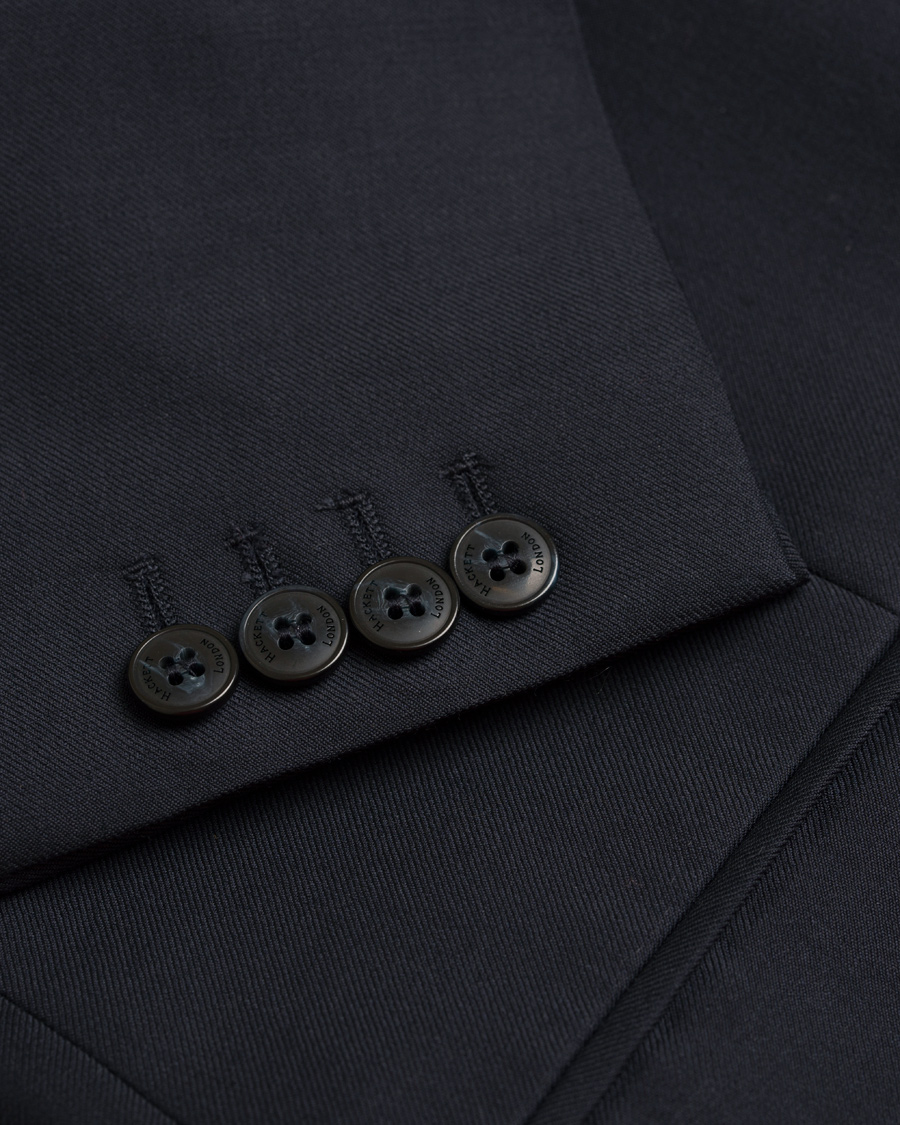 Herre | Jakkesæt | Hackett | Mayfair Wool Suit Midnight