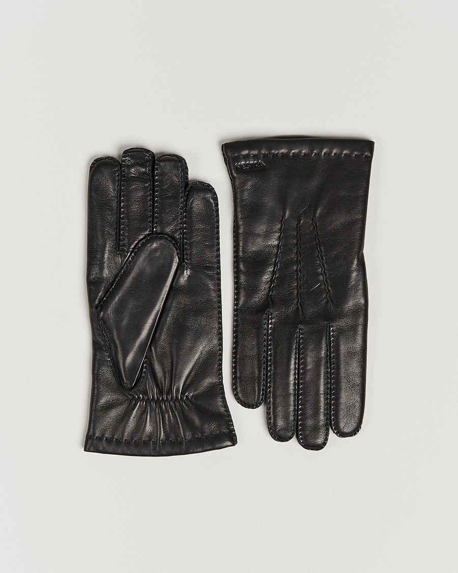 Hestra Edward Wool Liner Glove Black CareOfCarl.dk