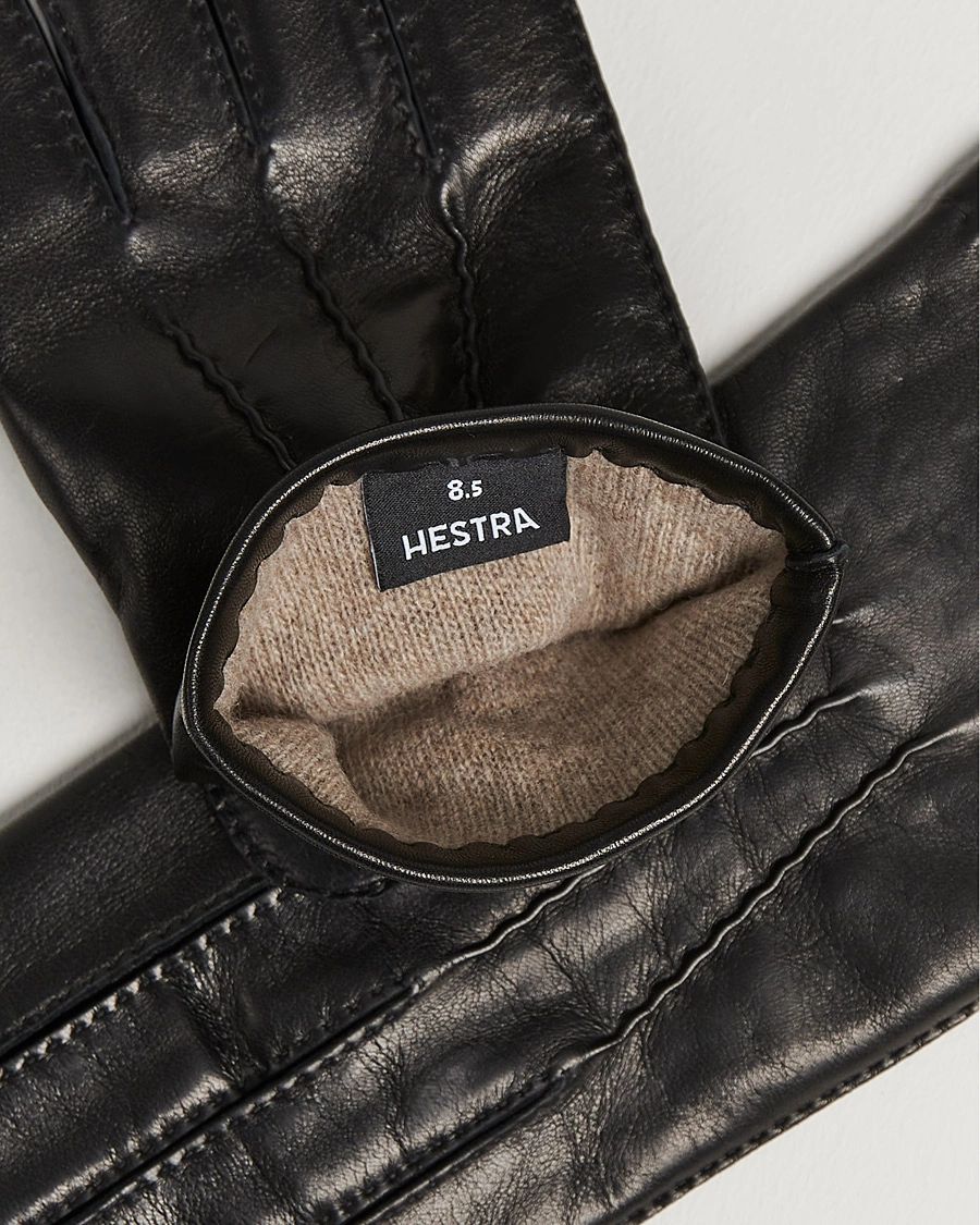 Herre |  | Hestra | Edward Wool Liner Glove Black