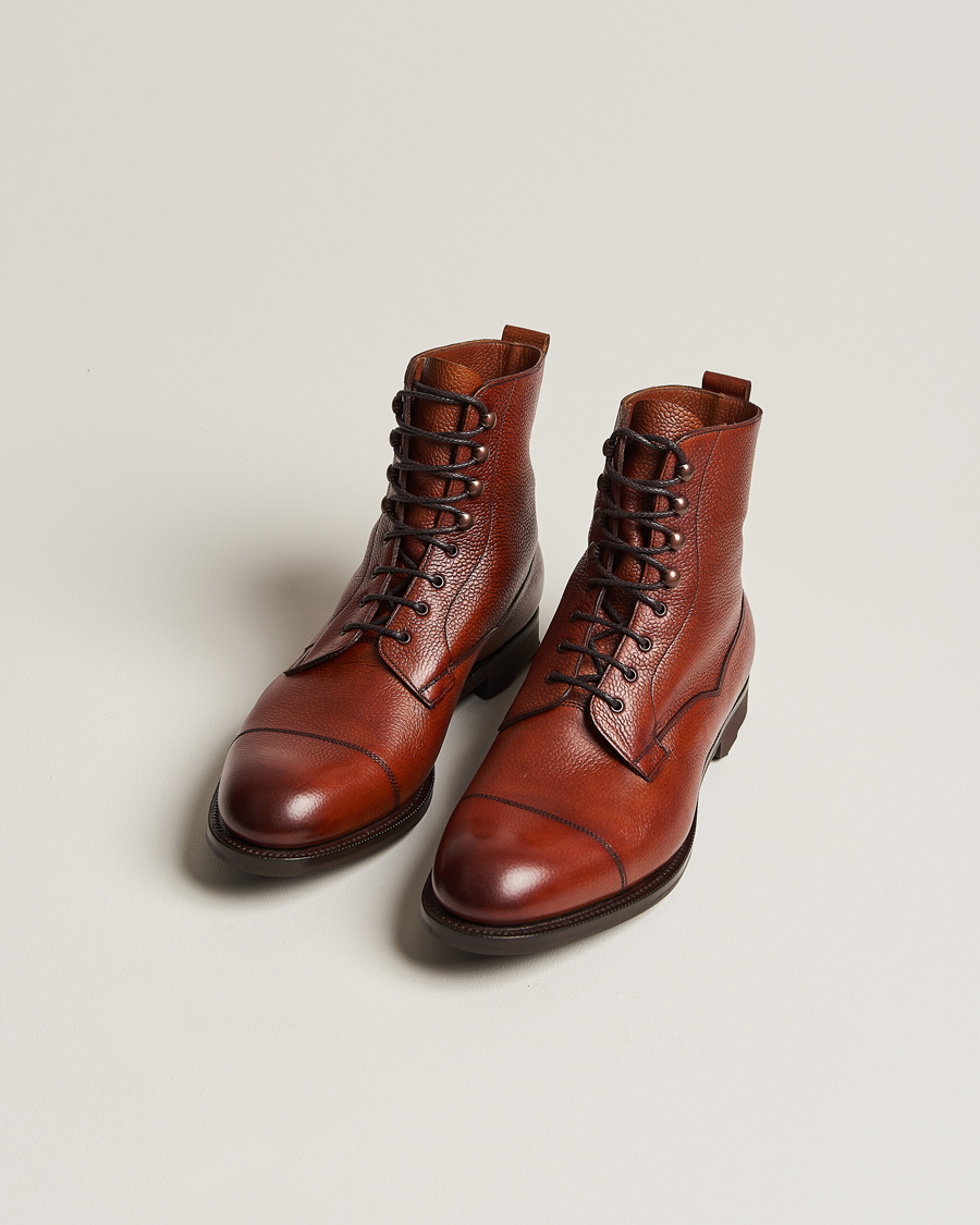 Herre | Håndlavede sko | Edward Green | Galway Ridgeway Boot Rosewood Country Calf