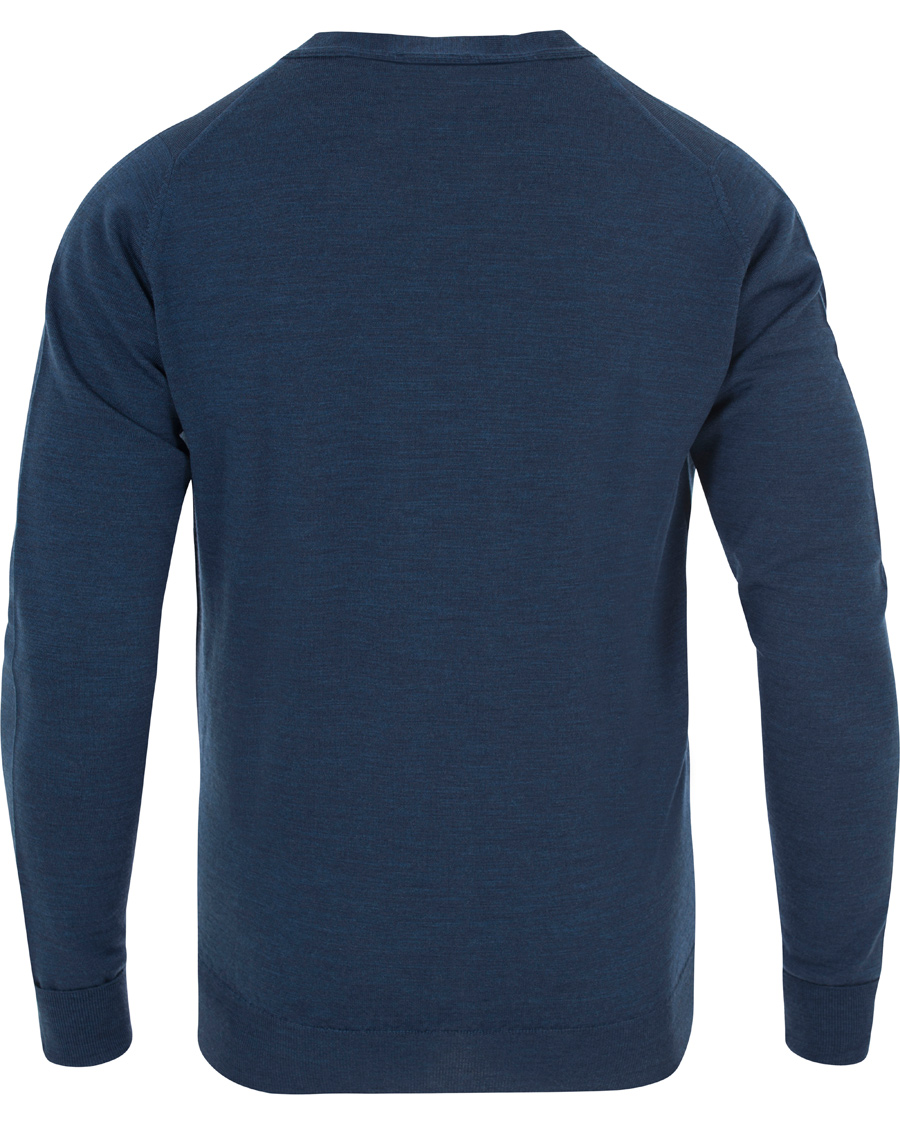Herre | Trøjer | John Smedley | Bryn Extra Fine Merino Cardigan Indigo
