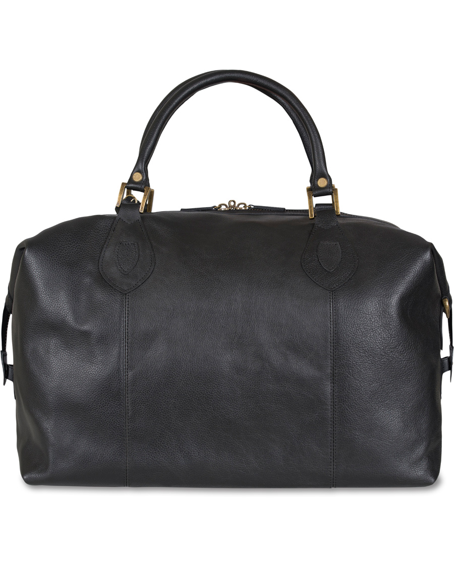 Herre | Barbour Lifestyle Leather Medium Travel Explorer Black | Barbour Lifestyle | Leather Medium Travel Explorer Black