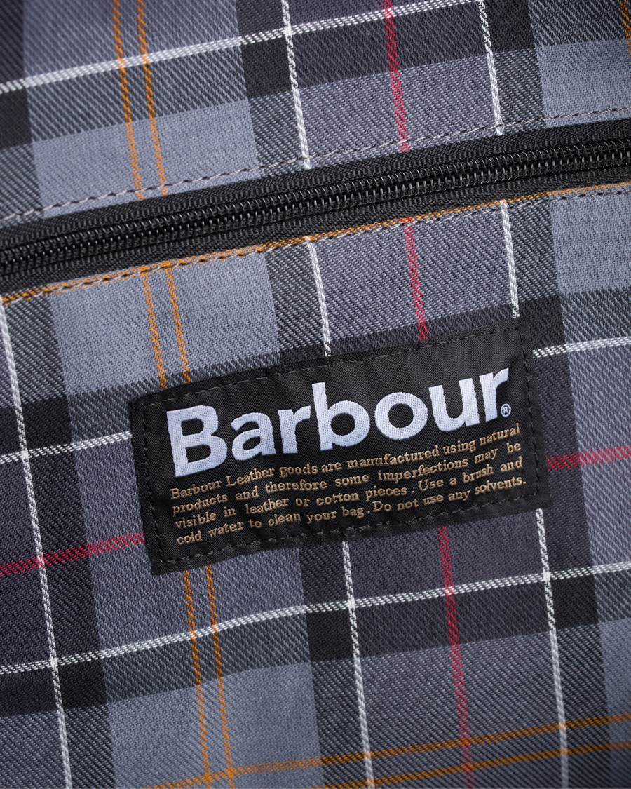 Herre | Barbour Lifestyle Leather Medium Travel Explorer Black | Barbour Lifestyle | Leather Medium Travel Explorer Black