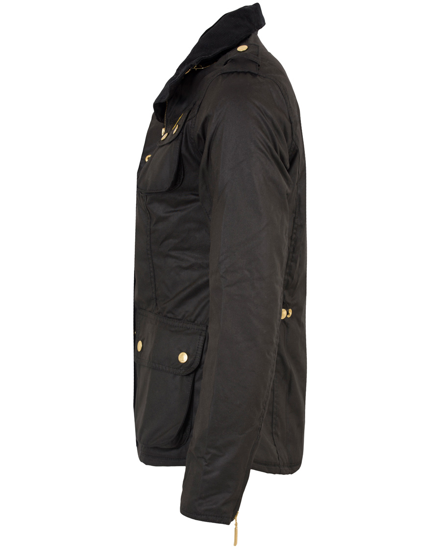 Herre | Barbour International Women Finns Wax Jacket Black | Barbour International | Women Finns Wax Jacket Black