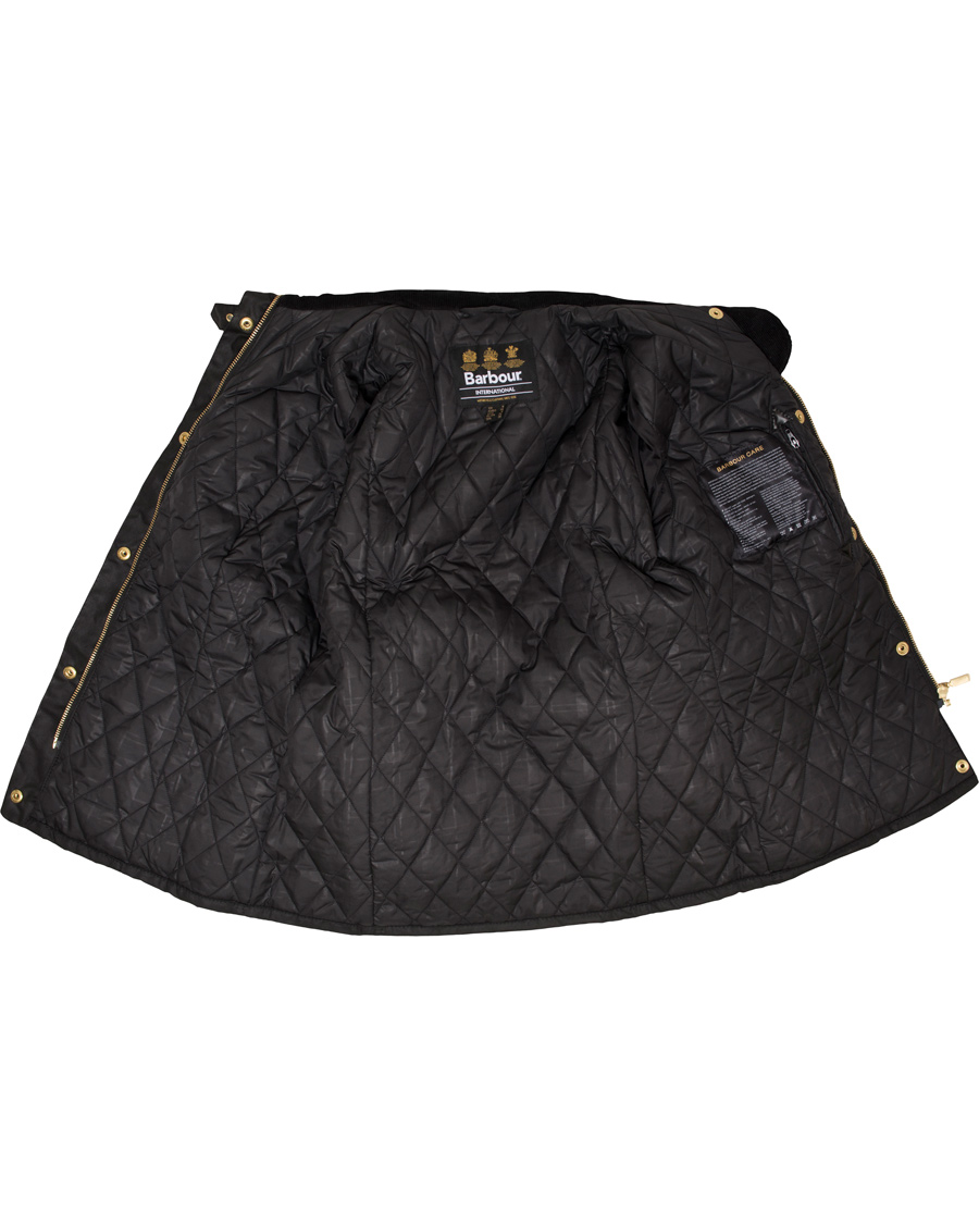Herre | Barbour International Women Finns Wax Jacket Black | Barbour International | Women Finns Wax Jacket Black