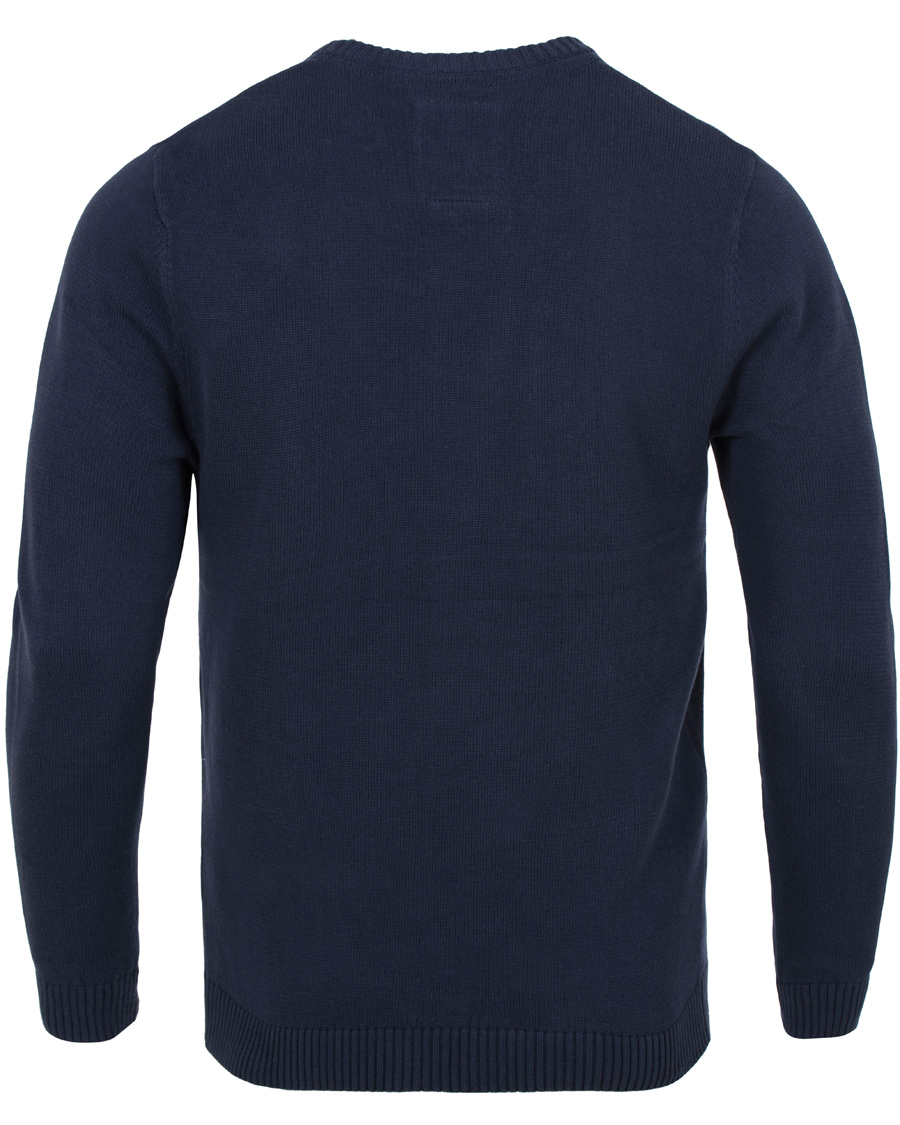 Herre | Trøjer | Lexington | Nelson Knitted Sweatshirt Deepest Blue