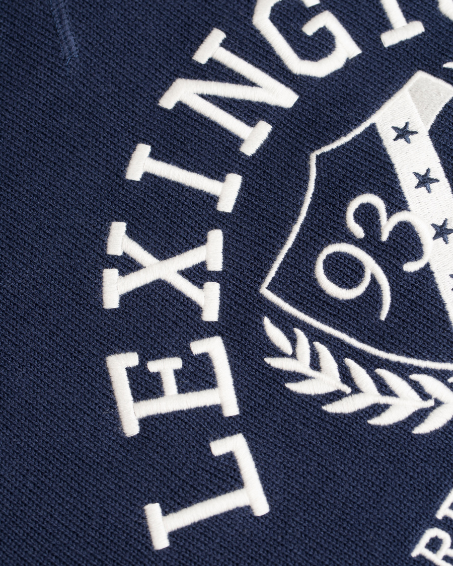 Herre | Trøjer | Lexington | Nelson Knitted Sweatshirt Deepest Blue