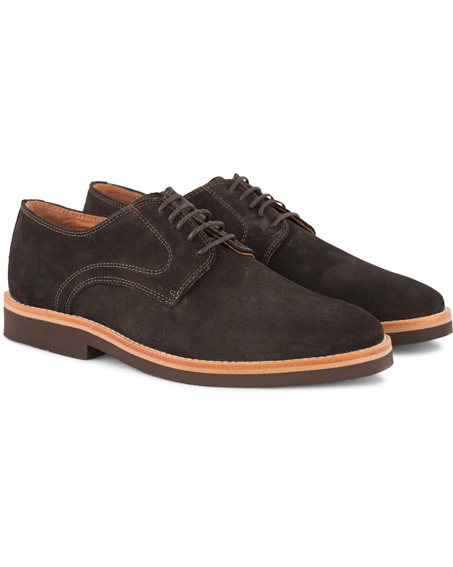 Herre | Morris Derby Suede Shoe Dark Brown | Morris | Derby Suede Shoe Dark Brown