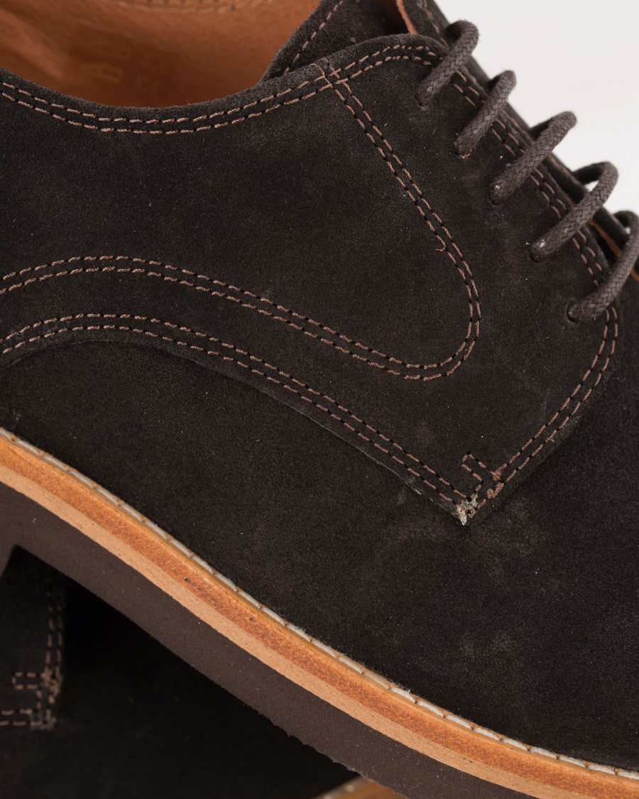 Herre | Morris Derby Suede Shoe Dark Brown | Morris | Derby Suede Shoe Dark Brown