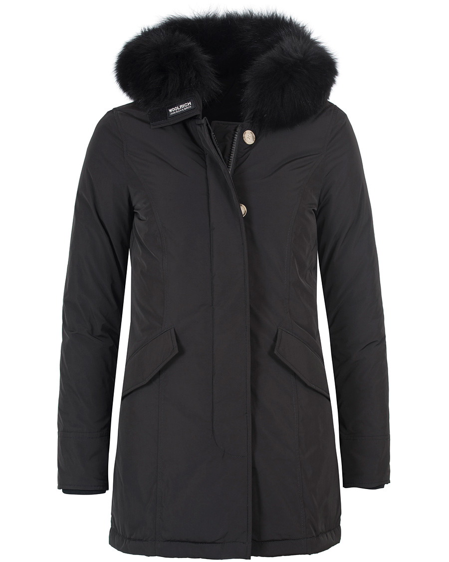 Herre | Jakker | Woolrich | Woman Arctic Luxury Fox Parka New Black