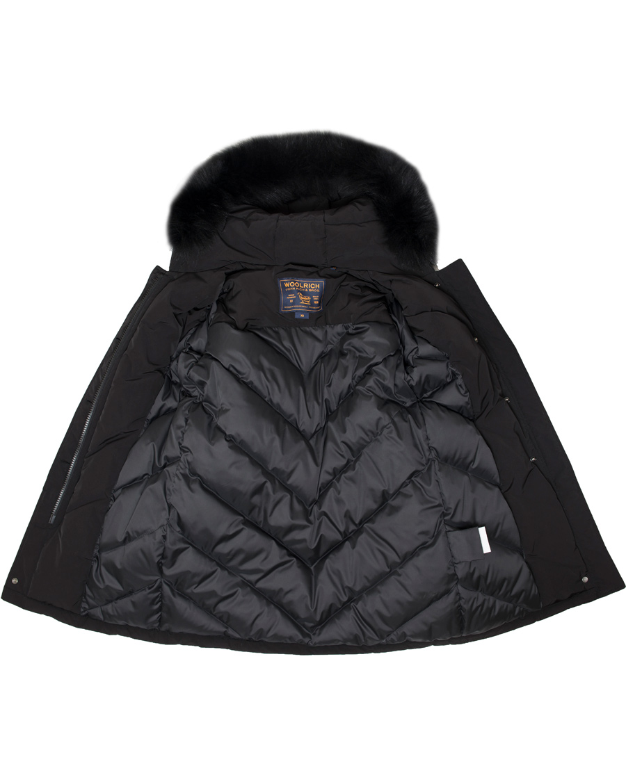 Herre | Jakker | Woolrich | Woman Arctic Luxury Fox Parka New Black